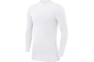 PowerLayer Herren und Jungen Kompressions Shirt mit Rundhalsausschnitt