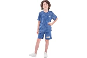 SERENYOU Kids T-Shirt Shorts Set 2pcs Boys Summer Clothing Sets Pjs Activewear
