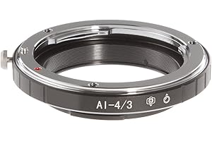 FOTGA AI-4/3 - Anillo adaptador para objetivo Nikon AI AIS F a 4/3 para Olympus E620 E520 E510 E500 E420 E410 E400 E330 E3 Panasonic L1