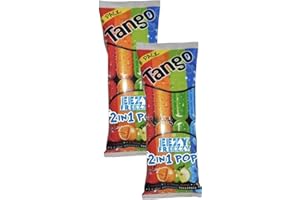 SYNC'T 2 Pack Tango Eezy Freezzy 2-in-1 Ice Pops Frozen Lollies Drumsticks 2 x (8 x 75ml) - 16 In Total - Gluten Free, Suitable for Vegetarians, Kosher Approved