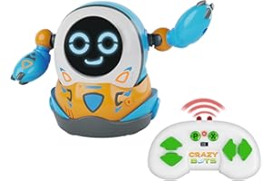 Xtrem Bots - Roll | Robot Enfant 5 Ans Et Plus | Robot Programmable 10 Actions | Robot Telecommande | Robot Jouet | Jouet Enfant 5 Ans Garçon | Robot Télécommandé