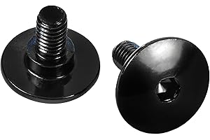 Powerslide Visserie Roller en Ligne Cuff Screw Set fit Swell,Grave,Kaze, 2-Pack Black