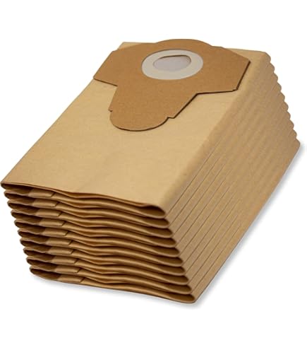 Lot De 6 Sacs Filtrants En Tissu Non-tissé Pour Aspirateur Mirka 1025 L