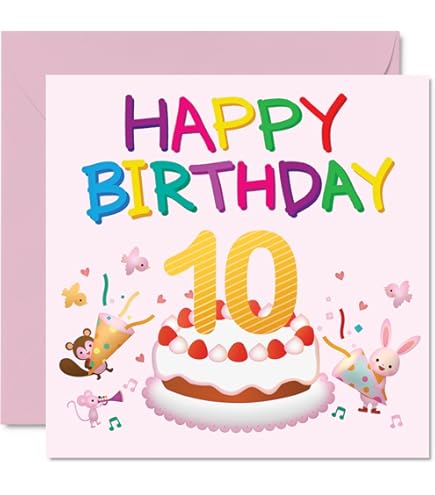 Carte D'Anniversaire Licorne Pour Fille – Carte D'Anniversaire Licorne