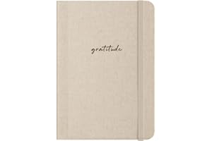 The Head Plan Gratitude Journal | Practice Daily Affirmations & Positivity | Boost Happiness & Wellbeing | Mindfulness & Wellbeing Journal | Linen