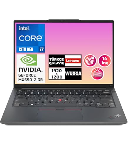 レノボThinkPad X1 Carbon Gen7 i7-8565U 16GB Lenovo ThinkPad X1 Karbon 7. Nesil Ultrabook: Core i7-8565U, 16GB