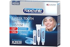 RAPIDWHITE Rapid White 2 Week Tooth Whitening System | 10 Shades Whiter in 2 Weeks | 3 Shades Whiter After 1 Use | Inspired by Dentist | Clinically Proven