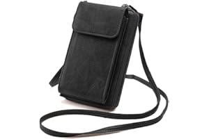 CRSUSUKJ Handytasche zum Umhängen Klein Handy Umhängetasche PU Leder Damen Umhängetasche,Geldbörse mit Kartenfächern,Crossbody Handytasche Geldbörse mit Verstellbar Schultergurt.… B0CBJTRDWV