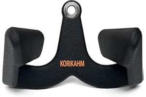 KORIKAHM Ergonomic Design Lat Pull down Bar Grip Handle, Lat Pulldown Attachments, Strength Trainer for Athletes, Climbers & Fitness Enthusiasts
