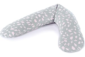 Theraline Origineel Voedingskussen Delicate Bloemen - Wit