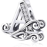 BAMOER U Ciondolo Animale Originale Argento 925 con Cubic Zirconia Ciondolo Unicorno Ciondolo Coniglietto Gatto Bracciale Com