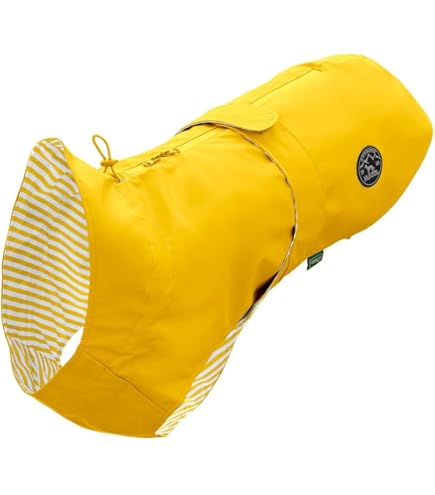 SlowTon Regenjas voor honden, waterdicht, doorzichtige dubbellaagse