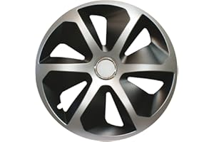 Cora 41946 - Juego de 4 tapacubos universales Alulook ROCO Mix, 16 Pulgadas, Juego de 4