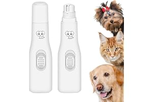 Doukesh Lima Unghie Cani Elettrico,Tagliaunghie Elettrico per Cani,Tagliaunghie per Cani Elettrico,Lima Unghie Cani Silenzioso 60db,Smerigliatrice per Unghie per Cani/Gatti,Senza Batteria