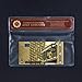 Produktbild Generic 'Euro-Luxus-999 24 K-Gold- und Kunststoff-Rahmen zum Sammeln, Vergoldetes Metall, Typ 21, Size:Original banknote Size