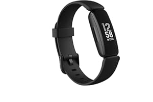 Fitbit Inspire 2 - Pulsera de salud y actividad física con ritmo cardiaco continuo, 1 año del servicio Fitbit Premium incluido y 10 días de batería, Negro