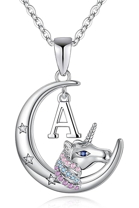 Medallion Herz Foto Einhorn Mit Flügel Und Zirkonia Steine Frauen Anhänger Mit Kette Echt Ein Mädchen Namens Willow