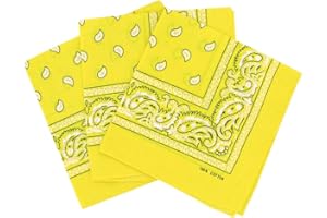 By Neki Paisley Bandanas Headband Scarf Pack Of 3 Cotton Paisley Print Scarf, Fashion Hair Accessory, Sports, Multifunctional Headwear UK Seller FREE UK Postage