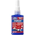 INNOVAYOU Thread Lock Bule, Medium Strength Lock Tight Thread Lock Anti-Rust&Loosening, Locktight Threadlock for Gap Filling and Tighten Bolts Nuts Fasteners 50ml Square Bottle