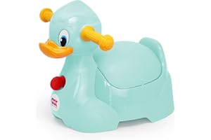 OKBaby Quack Ride-on Potty Chair with Lid, Aqua
