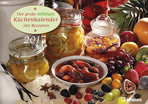 teNeues Küchenkalender 2017: Broschürenkalender zum Aufklappen