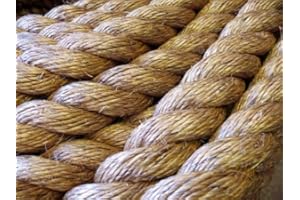 WESTWARD ROPE AND WIRE Westward Ropes® Decking Rope - Manila Natural Rope 40mm (Price Per Metre)