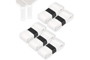 JJ LMS Grip Padel - Overgrips Padel - Lot de 5 overgrip Padel + Autocollant de Padel