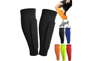 GÉNÉRIQUE Protege Tibia Ski,Protection Tibia Ski,Chaussette Protege Tibia,Protège-Tibias en Nid d'abeille élastiques Respirants Et Anti-Collision,Fit Conforms to The Leg Adaptés Au Ski,Au Football