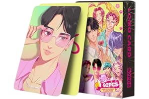 SUJEBKC 92Pcs Ligue Masculine De Gaza Photocards,Lomo Cartes,Photocard 5 Star Cadeau Pour Fans