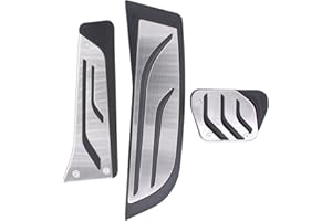 HouYeen Fußstütze Bremspedal und Gaspedal Pad Cover Kit für BMW 1 2 3 4 Serie F20 F22 F30 F32 Fahrerseite