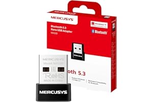 Mercusys MA530 – Adaptador USB Nano Bluetooth 5.4 – Conexión inalámbrica para PC/portátil, Soporte hasta 7 Dispositivos, Compatible Windows 11/10/8.1/7
