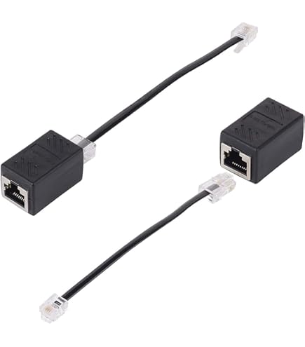 Cavo Adattatore Convertitore RJ45 A RJ11, Connettore Ethernet A Linea Telefonica, RJ45 8P8C Maschio A RJ11 6P6C Femmina - Foto 6