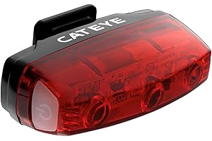 CatEye CA475RAPMIC Rapid Micro Rear Lights and Reflectors, Cycling - Black