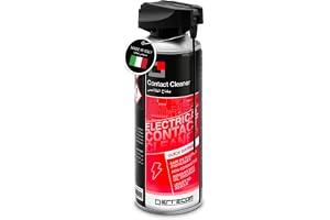 Errecom Electrical and Electronic Contact Cleaner, 400 mL Aerosol Can with Dual-Use Professional Nozzle