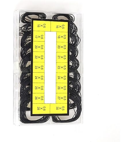 Cronometro Omega 25 Guarnizioni O-Ring Per Orologi, Gomma, Spessori 0.5-0.8 Mm, Anelli Di Tenuta - Nuove Anelli Tenuta 0.5 0.6 0.7 0.8 Mm - Foto 2