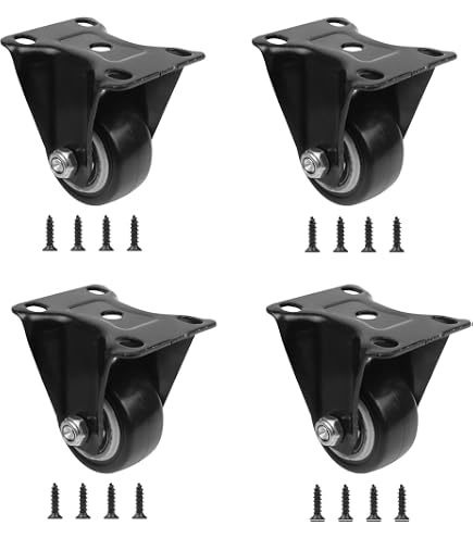 Kit 4 Ruote in Plastica - Accessori e Piani
