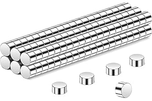 Wukong N45 Małe magnesy 3 x 2 mm, miniaturowe magnesy neodymowe, małe, ale mocne, na lodówkę, do drukarki 3D, modeli i projektów typu „zrób to sam”, 150 szt.