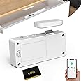 MOTIM Hidden Smart Cabinet Lock, RFID Electronic Keyless Bluetooth DIY Child Safety Lock for Concealment Furniture Liquor Cabinet Locker Pantry Drawer Cupboard
