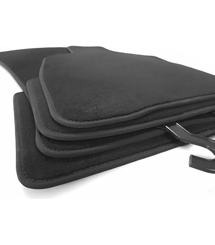 Wielganizator Velours Fußmatten Für BMW IX1 (2022-) - 4-teilig Schwarz, Rutschfester Halt