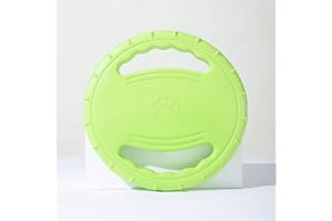 Jevuoyee Frisbee pour Chien, Disque Volant pour Chien Chiot Jouant sur la Plage et la Piscine, 20 cm de diamètre (Green)