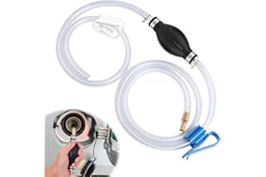 Herbst Bomba de gasolina, bomba de transferencia de 8 mm con manguera de 2 m, bomba de mano universal portátil, bomba de vacío de gasolina, bomba de emergencia, bomba de sifón manual, bomba de sifón