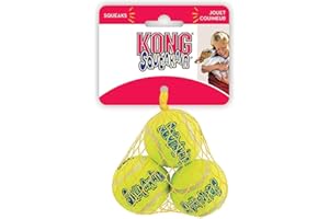 KONG Air Squeakers Tennis Balls X-Small - 1.5" Diameter (3 Pack) - Pack of 4