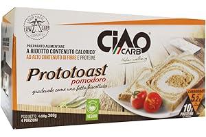 CIAO CARB Ciaocarb IAF00073285 ProtoToast Stage 2, 4 Confezioni da 50 g, Naturale