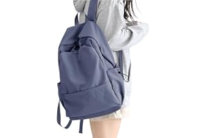 HYC00 Plecak Szkolny Damski,Plecak Unisex na co Dzień Tornister Nastolatki Dziewczęcy Lekki Plecak Dla Nastolatków na Zewnątrz Wodoodporny Plecak Pasuje do Laptopa 14 Cali Torba na Książki