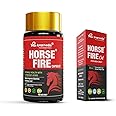 Horse Fire Capsule (Pack of 60) & Horse Fire Ayurvedic Massage Oil For Men| Shree Gopal Tail - 25ml