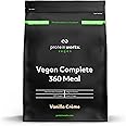 Protein Works - Vegan Complete 360 Meal Shake, 100% Vegan Meal Replacement Powder, Complete Meal, Plant Based Meal Shake, 5 Meals, Vanilla Crème, 500g