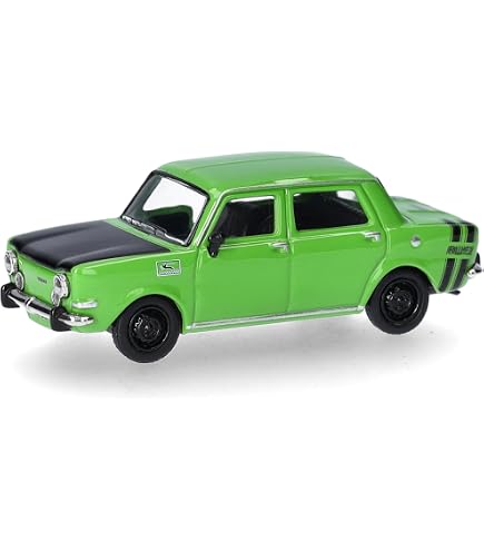 OPO 10 Miniaturauto Simca 1000 Von 1976 – Sammlerstück Im Maßstab 1/24, In Plexiglas-Display