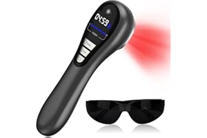 Handheld red Infrared Light Device, Cozion Cold Red Light Device Portable Infrared Light Device for Human and pet(14x650nm+3x808nm)