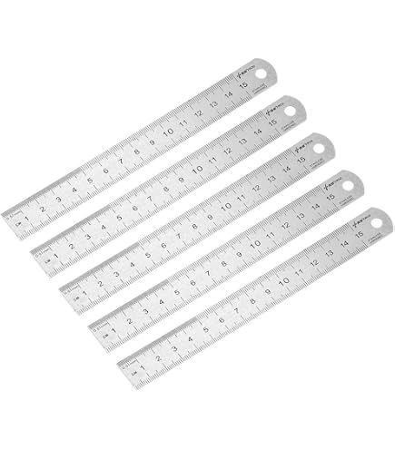 Kozelo Messing Lineal 15 Cm (6 Zoll) – Mit Cm / Z Produktbild-Vorschau 3
