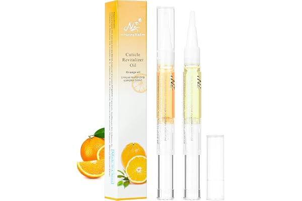 LOPHE 2 Pcs Huile Cuticules Ongles Stylo, Stylos à Huile pour Cuticules Nail Nutrition Oil Soin Des Ongles Polissoir a Ongle de Traitement pour Réparer les Fissures et l'huile de Cuticule Sèche